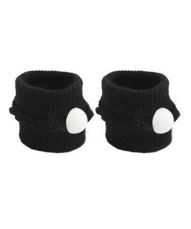 Acupressure Bracelet - 2 Travel Sickness Bands for Nausea & Dizziness Relief | Black Nylon - Buy Online on GoSupps.com