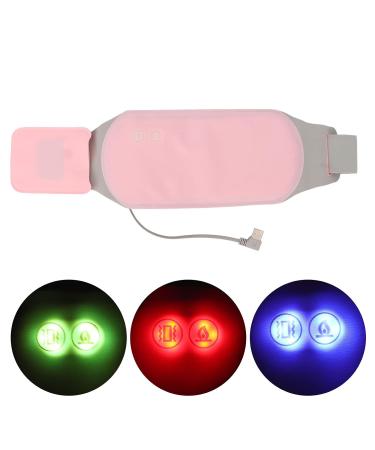 Wireless Electric Heating Pillows for Menstrual Cramps - USB Portable Heat Belt with 3-Step Heating & Adjustable Waist Support - Buy Online on GoSupps.com