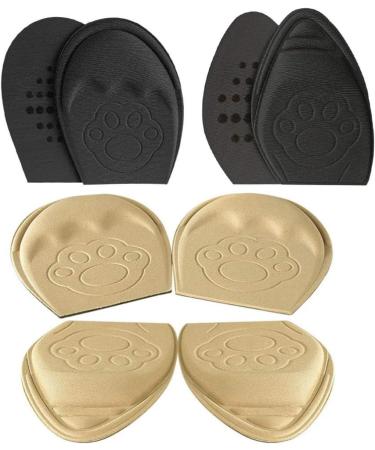 4 Pairs Forefoot Half Size Pad Insoles - Plantar Foot Cushions & High Heel Inserts for Women's Pumps - Comfort & Support Orthotics - Buy Online on GoSupps.com