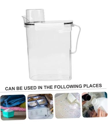 PLAFOPE 4pcs Laundry Storage Box Laundry Beads Dispenser Laundry Bucket Liquid Transparent Plastic - Buy Online on GoSupps.com