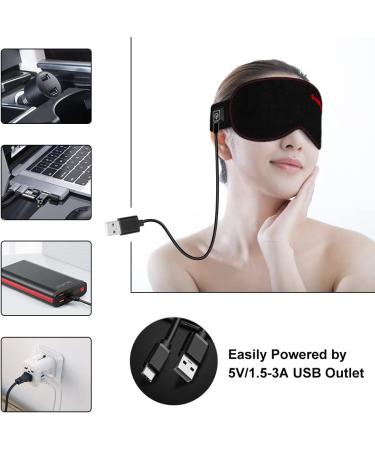 Soft Comfort Heated Eye Mask for Men and Women - Warm Therapy for Stye, Dry Eyes, and Blepharitis - Relieve Tired Eyes and Dark Circles - Buy Online on GoSupps.com