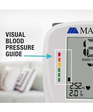 HealthSmart Digital Wrist Blood Pressure Monitor | Automatic Cuff | BP, Pulse Rate, Irregular Heartbeat | Stores 120 Readings - Buy Online on GoSupps.com