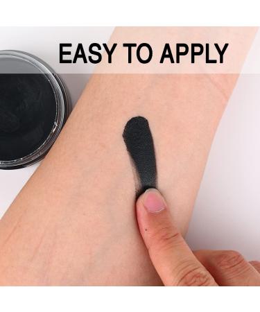 Professional Oil-Based Face Paint for Kids and Adults - Halloween SFX Makeup - 30g Black & White Set - Buy Online on GoSupps.com