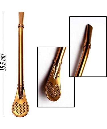 Gaucho Cebar Set for Yerba Mate Tea - Natural Calf Pumpkin Cup Stainless Steel Straw Brush & Cork Pad - Buy Online on GoSupps.com