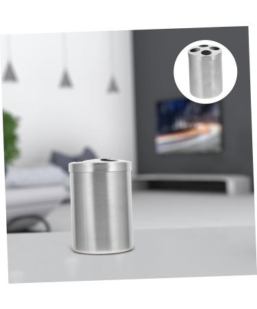 Garneck 6 Pack Toothbrush Holder Organizer - Stainless Steel Toothbrush Stand & Pencil Cup - Stylish Metal Rack for Shared Use - 9x6x6cm - Buy Online on GoSupps.com