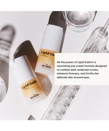 Stratia Lipid Gold Eye Cream - Anti-Aging Moisturizer for Dark Circles & Fine Lines | International Shipping Available - Buy Online on GoSupps.com