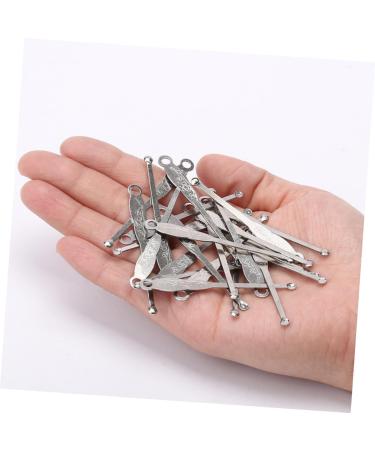 Stainless Steel Ear Spoon 100pcs - Wax Curette Ear Cleaner - Silver Ear Pick - Buy Online on GoSupps.com