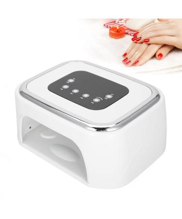 Nail dryer lamp 80w uv led nail gel dryer lamp professional intelligent nail hardening dryer led light quick-drying bluetooth nail gel hardening light (e-01)