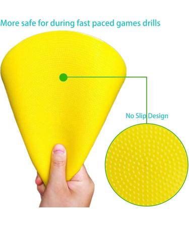 Roujiatk 9 Poly Vinyl Spot Markers - 18PCS for Sports, Games, and Speed Agility Training - Buy Online on GoSupps.com