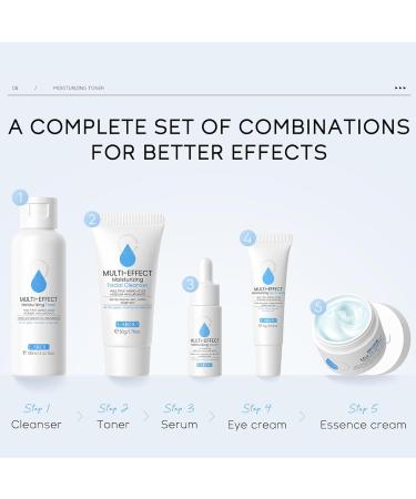 Skin Care Gift Set for Teen Girls Facial Care Sets & Kits with Cleanser Toner Serum Eye Cream & Face Cream Gentle Cleanser Moisturizer & - Buy Online on GoSupps.com