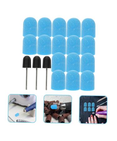 VINTORKY 1 Set Nail Color Sand Cap Power Tools Electric Nail File Nail Tools Nail Drill bit Cap Nail Polisher Sand caps Polishing Burr Caps Manicure Tool Nail Polisher Caps Grinding Head 2x1.5cm - Buy Online on GoSupps.com