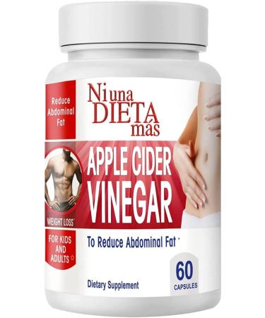 Vinegar Capsules for Weight Loss - High in Leucine - Reduce Abdominal Fat - 2 Month Supply - Kids & Adults - Buy Online on GoSupps.com