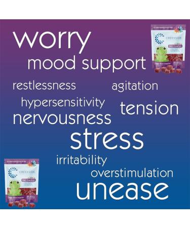 Zen Comfort for Kids - Organic Mood Support Gummies with 5-HTP L-Theanine & Passionflower | Vegan Raspberry Flavor | Pediatrician Formulated | 60 Chews - Buy Online on GoSupps.com