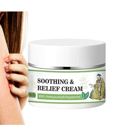 WJnflQN Soothing Cream Refreshing Moisturizing Cream 30g Gentle Soothing Lotion for Skin Relief Barrier Repair and Nighttime Hydration