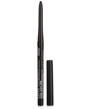 NYX PROFESSIONAL MAKEUP Mechanical Eye Pencil Eyeliner Pencil Black 1 Count (Pack of 1)