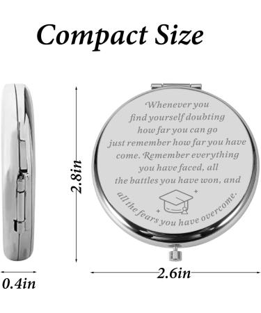 2023 Graduation Compact Mirror - Inspirational Gift for Her, Him, Senior High School, College Grad, Nurse, Master, Ph.D. - Perfect for Teen Boys, Girls, Women, Men, Sons, Daughters - Buy Online on GoSupps.com
