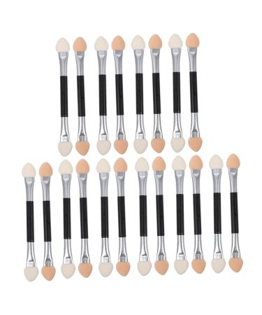 Outanaya 30pcs Eye Shadow Stick Lip Makeup Brush Make up Brush Make up Sponges Eye Mascara Double Emulsion