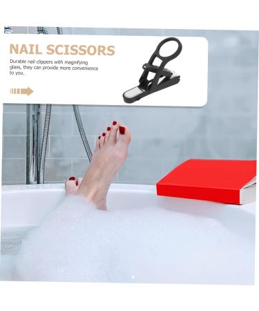 FOMIYES Magnifying Glass Nail Clippers Magnifier Nail Trimmer Magnifying Mirror Baby Nail Clippers Toenail Grooming Thick Nail File Stainless Steel Elder Nail Pedicure - Buy Online on GoSupps.com