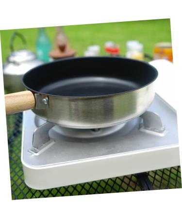 HAKIDZEL Camping Portable Pan Non Stick Cooking Utensils Egg Pan Non Stick Fry Pan Griddle Pan Pans Camping Cookware Flat Skillet Pan for Eggs Stainless Steel Induction Cooker Egg Boiler - Buy Online on GoSupps.com