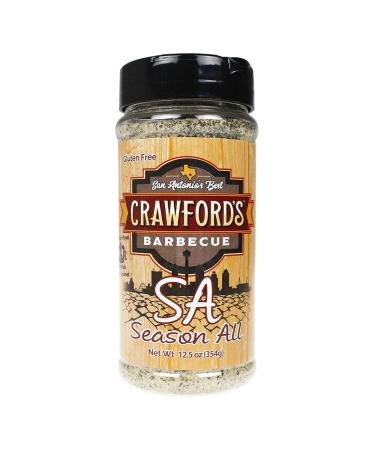 Crawford's Barbecue Season All Seasoning - San Antonion's Best - 12.5 oz