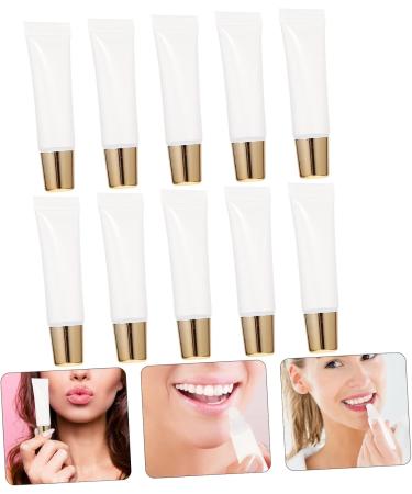 Buy Mikinona 10pcs Empty Lip Glaze Tubes - Glossy 10ml Portable Lip Gloss Vials for Makeup - Perfect for Travel - Buy Online on GoSupps.com