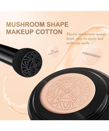 Mushroom Head CC Cream Foundation - Moisturizing & Brightening Formula for Even Skin Tone | Lightweight & Oil Control (Natural) - Buy Online on GoSupps.com