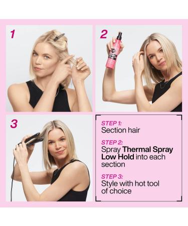 Redken Thermal Spray 11 Low Hold - Smoothing Holding Spray for All Hair Types - 8.5 Fl Oz - Buy Online on GoSupps.com