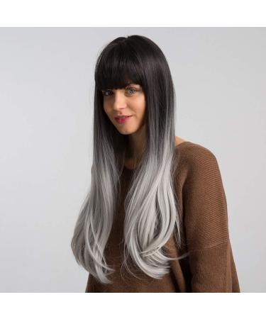 Buy Long Black Curly Synthetic Wig for Women | 80s & 70s Cosplay Hair | International Shipping - Buy Online on GoSupps.com