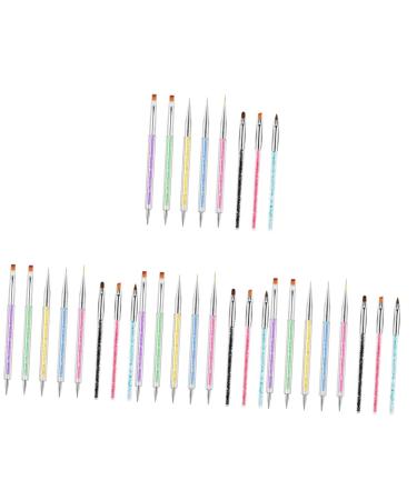 FRCOLOR 4 Sets Nail Pen dotting pen Wear- resistant nail art pen nail tech accessories nail art liner brush nails kits nail painting tools household tools 3d abs painted Nail supplies