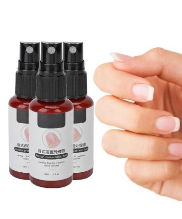 Best Nail Cuticle Remover Set - 3pcs Softener & 30ml Liquid for Manicure & Pedicure | Home Salon Accessory - Buy Online on GoSupps.com