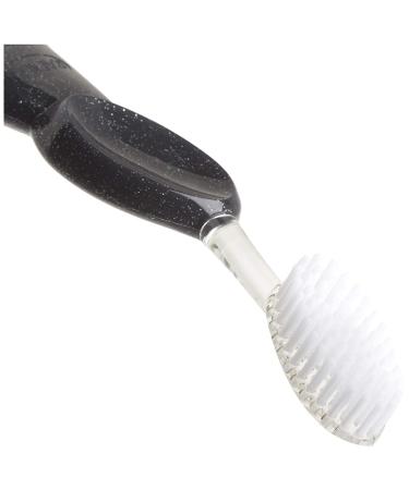 RADIUS Big Brush Soft Right Hand Toothbrush - Black Sparkle | 1 Tooth | Optimal Oral Care - Buy Online on GoSupps.com