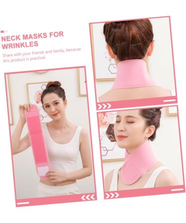 AOKWAWALIY Gel Neck Pad Neck Masks for Wrinkles Silicone Patches for Wrinkles Anti Wrinkle Neck Pad Stretchable Neck Patch Anti Wrinkle Patches Facial Mask Neckline Spandex Silicone Gel Pink - Buy Online on GoSupps.com