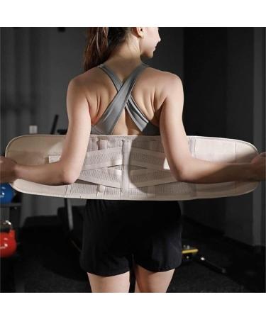 Back Support Back Brace Lumbar Support Waist Trainer Belt Posture Correction Lower Back Support Breathable Lumbar Back Brace Back Support Belt(Brown Medium) Medium Brown - Buy Online on GoSupps.com