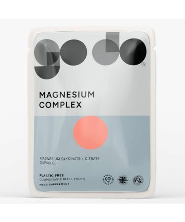 Fitness Health Magnesium Complex Glycinate and Citrate High Absorption Capsules for Sleep and Muscle Support (60 Capsules)