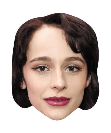Sophia Anne Caruso (Lipstick) Big Head. Larger than life mask.