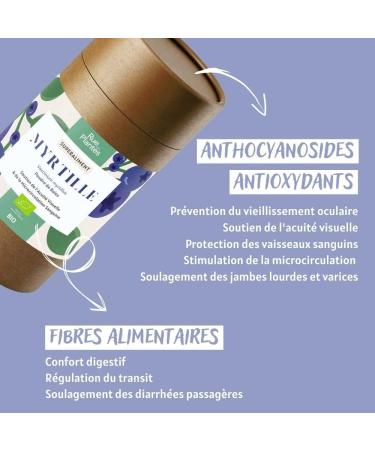 Blueberry powder organic 100g - Wonder-Plantes - Buy Online on GoSupps.com