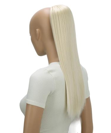CAISHA 22" Hairpiece Ponytail Extension Heat-Resistant Synthetic Fiber Straigth Platinum Blonde PH514 platinum blonde #513A PH514 - Buy Online on GoSupps.com