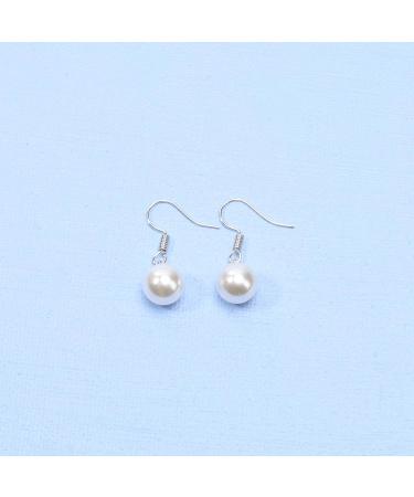 Boho Pearl Hook Earrings | Freshwater Pearl Drop & Dangle Jewelry for Women | Bridal & Bridesmaid Gifts - Buy Online on GoSupps.com