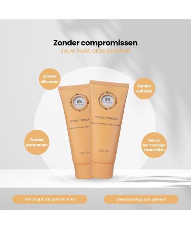 CTEC IK 8 Set Moisturizing and Repairing Foot and Hand Cream Kombucha Hyaluronic Acid and Niacinamide All skin types Without parabens or sulphates 2x100g - Buy Online on GoSupps.com