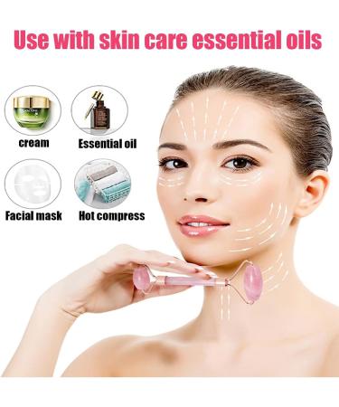 Original Jade Roller and Gua Sha Set 100% Real Natural Jade - Face Massager - Authentic Durable Noiseless Design(Size:c) - Buy Online on GoSupps.com
