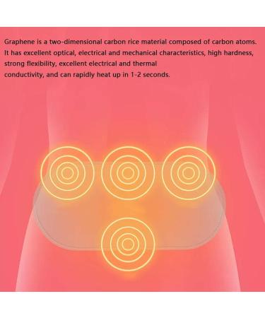 Menstruation Relief Heating Pad & Vibration Massage Belt for Women - Electric Washable Heating Pad for Pain Relief - Buy Online on GoSupps.com