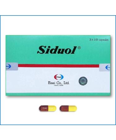 Siduol Hemorrhoid Relieve Capsules (1x30 Capsules) by Eisai Co Ltd. Japan Effective to Combat Internal & External Haemorrhoids Bleeding Piles & Associated Signs & Symptoms