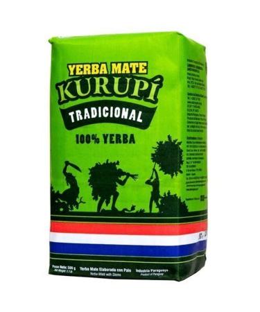KURUPI -Th Yerba Mate du Paraguay. (Traditionnel 17.64 oz) 500 Grammes