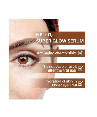 Caffeine Eye Serum | Anti-Aging Under Eye Treatment for Moisturizing & Brightening | Reduce Wrinkles Dark Circles & Spots | Beauty Skin Care - Buy Online on GoSupps.com