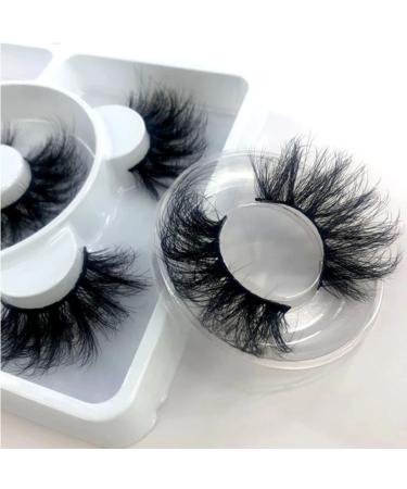 3 Pairs 25mm 3D Natural Handmade False Eyelashes - Fluffy Dramatic & Soft Reusable (#23) - Buy Online on GoSupps.com