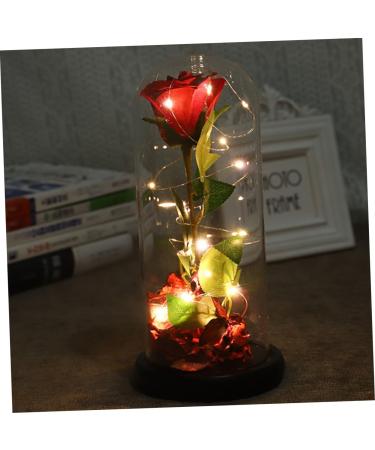 TOPBATHY Artificial Flowers Valentine's Day Present LED Flower Wall Rectangular Flower Vase As Shown 10*10cm - Buy Online on GoSupps.com