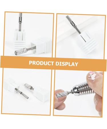 FOMIYES Tools Nail Grinding Heads Professional Drill Bits Manicure Drill Bits Cuticle Drill Bits for Nails Safety Bits for Nail Drill Nail Bit Portable Polishing Head Stainless Steel - Buy Online on GoSupps.com