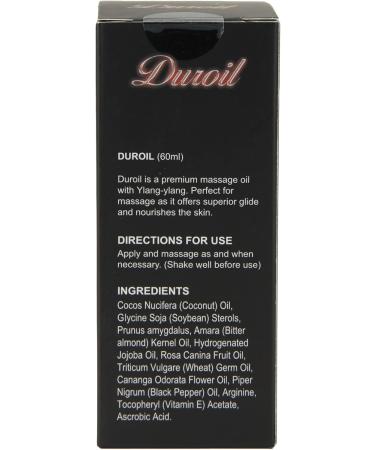 Proven Jelq & Manhood Massage Oil - Duroil 60ml | Enhance Men's Performance - Buy Online Internationally - Buy Online on GoSupps.com