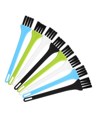 8 Pieces Shaver Brush Razor Cleaning Brush Electric Trimmer Shaver Brush Cleaner Set Nylon Bristles PP Handle for Clippers Computer Accessories