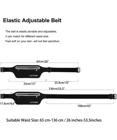 Buy Lavumo Sports Hip Pocket Running Belt for iPhone & Samsung | Jogging Cell Phone Holder for Men & Women - Buy Online on GoSupps.com